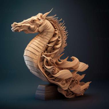 3D model Hippocampus comes (STL)